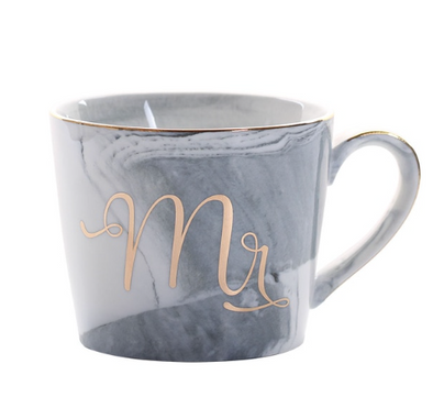 Mr/Mrs Couple Marble Mug
