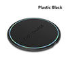 ROCK Metal 15W 10W Wireless Charger Mirror Fast Charging for iPhone 8 X XR XS Max Samsung S10 S9 Desktop Wireless Charger Pad