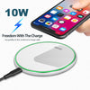 ROCK Metal 15W 10W Wireless Charger Mirror Fast Charging for iPhone 8 X XR XS Max Samsung S10 S9 Desktop Wireless Charger Pad